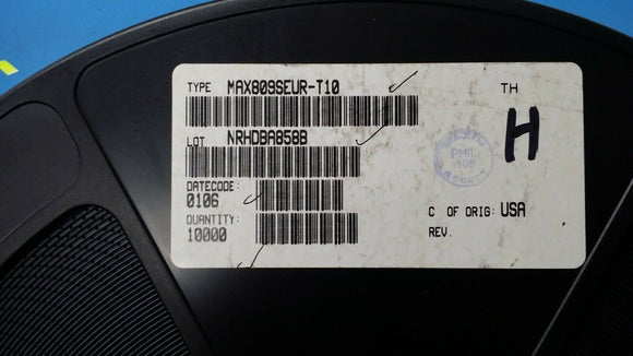 (100 PCS) MAX809SEUR MAXIM Supervisor Push-Pull, Totem Pole 1 Channel SOT-23-3