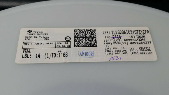 (1 PC) TLV320AIC3107IYZFR TI Stereo Audio Interface 24 b I²C, Serial ROHS