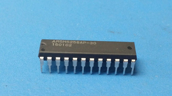 (2 PCS) M5M5258AP-30 MITSUBISHI Standard SRAM, 64KX4, 30ns, CMOS, PDIP24