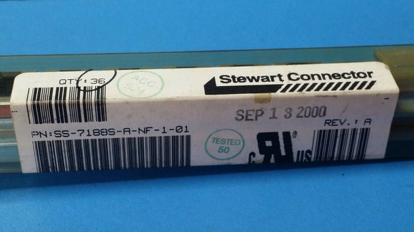 (10 PCS) SS-7188S-A-NF STWEART CONNECTORS 8 CONTACT, 8 POSITION SHIELDED JACK
