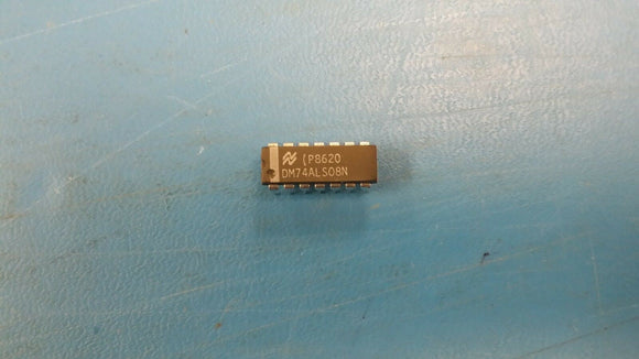 (10 PCS) DM74ALS08N NSC AND Gate 4-Element 2-IN Bipolar 14-Pin PDIP