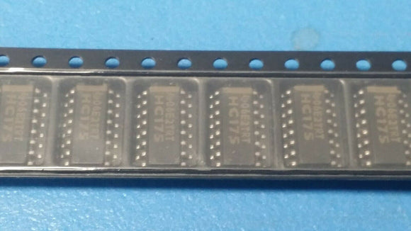 (25 PCS) SN74HC175D, SN74HC175DR TI IC FF D-TYPE SNGL 4BIT 16SOIC