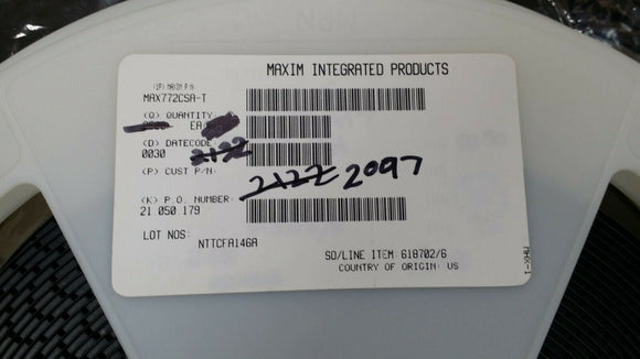 (2 PCS) MAX772CSA-T MAXIM Regulator Output DC-DC Controller IC
