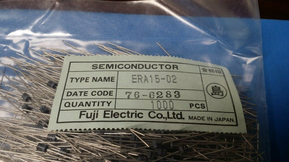 (10 PCS) ERA15-02 FUJI Diode, 1 Element, 1A, 200V V(RRM), Silicon, Axial