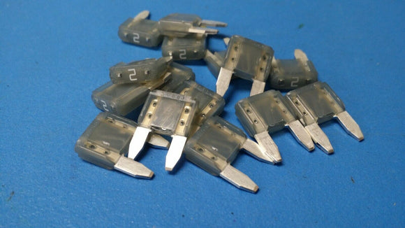 (10 PCS) 0297002.WXNV LITTELFUSE FUSE AUTO 2A 32VDC BLADE MINI ROHS