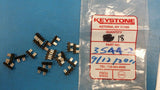 (18pcs) 3544-2 Fuse Clip, 500 VAC, 30 A, PCB, For 0.110 in. x 0.032 in. mini bla