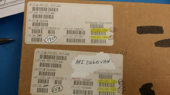 (10pcs) 1537-44K 22 µH Unshielded - Inductor 202 mA 2.5Ohm Max Axial