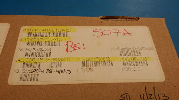 (10pcs) 1537-12J Fixed Inductors 1uH 5% .29ohm Molded Unshield Coil