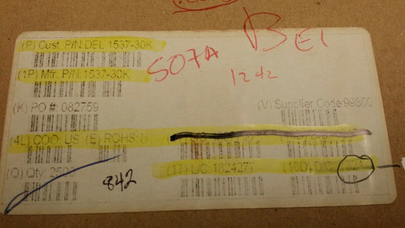 (10pcs) 1537-30K 5.6 µH Unshielded - Inductor 565 mA 320mOhm Max Axial