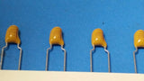 (5PC) T356A105J025AS Cap Tant Solid 1uF 25V 5% (4.5 X 8.6mm) Radial 5.08mm 125°C