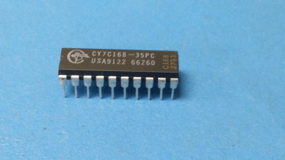 (1pc) CY7C168-35PC Static RAM, 4Kx4, 35ns, 20 Pin, Plastic, DIP