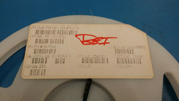 (1pc) 103-470J Fixed Inductors .047uH 5% .145ohm Chip SMT RF Ind