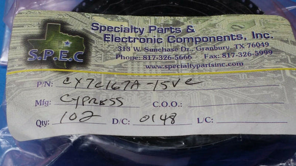 (2 PCS) CY7C167-15VC CYPRESS Standard SRAM, 16KX1, 15ns, CMOS, SOJ-20