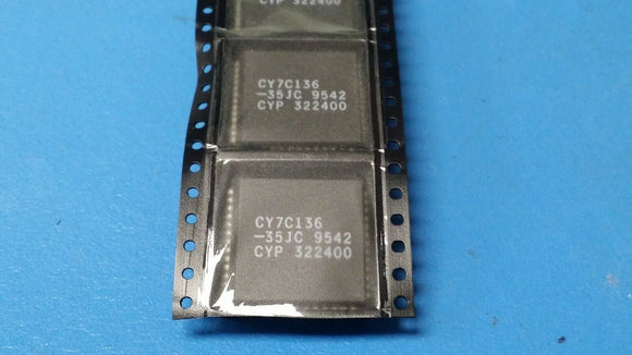 (1 PC) CY7C136-35JC CYPRESS Multi-Port SRAM, 2KX8, 35ns, CMOS, PLCC-52