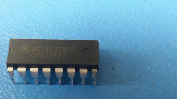 (10 PCS) MC14035BCP MOT Parallel-In/Parallel-Out Shift Register PDip-16
