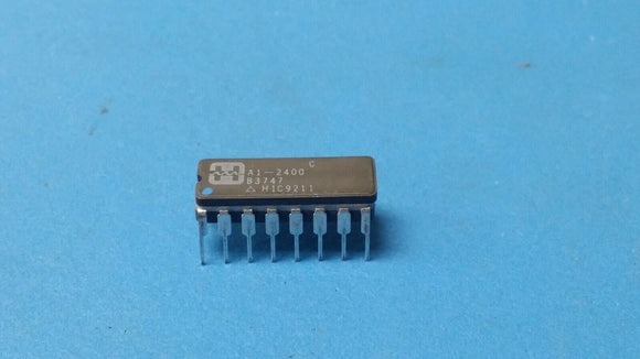 (1 PC) HA1-2400 HARRIS SEMI. Op Amp, 1 Func, 9000uV Offset-Max, BIPolar, CDIP16