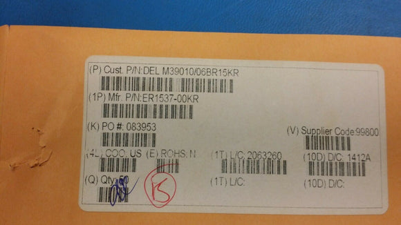 (1pc) ER1537-00KR Fixed Inductors 2.7uH 5% 1.2ohm Est Reli ThruHole RF