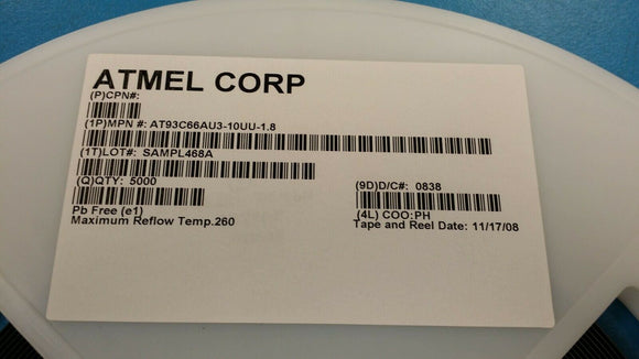 (10pcs) AT93C66AU3-10UU-1.8 EEPROM Serial EEPROM