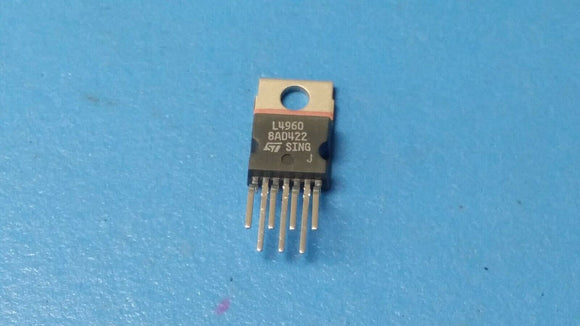 (1 PC) L4960 STMICRO Switching Voltage Regulators 5.1 to 40V 2.5 Amp,HEPTAWATT-7