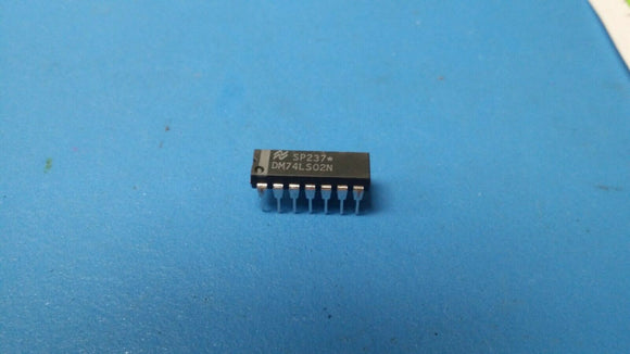 (10 PCS) DM74LS02N NSC NOR Gate, LS Series, 4-Func, 2-Input, TTL, PDIP14