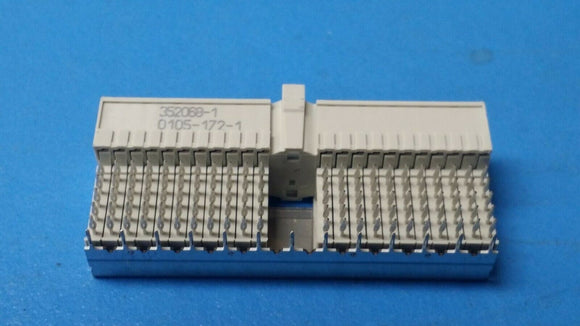 (1 PC) 352068-1 AMP/TYCO Conn Hard Metric RCP 110 POS 2mm Solder RA Thru-Hole
