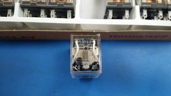 (10 PCS) SZR-MY2-D1-DC24V HONEYWELL RELAY GEN PURPOSE DPDT 5A 24V ROHS