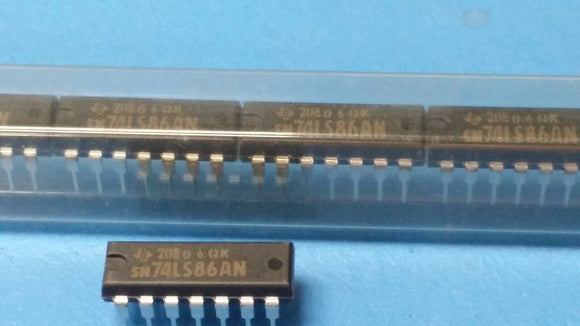 (25 PCS) SN74LS86AN TI XOR (Exclusive OR) IC 4 Channel - 14-PDIP