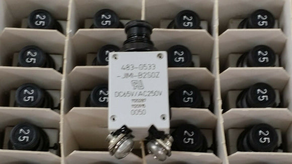 (1 PC) 483-G533-J1M1-B2S0Z-25A E-T-A CIR BRKR THRM 25A 115VAC 28VDC