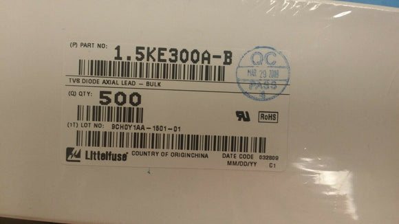 (10 PCS) 1.5KE300A-B LITTELFUSE TVS DIODE 256VWM 414VC DO201 ROHS
