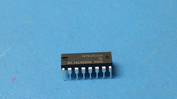 (10pcs) SN74LS163AN TI Counter Single 4-Bit Sync Binary UP 16-Pin PDIP