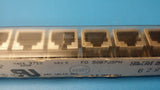 (5pcs) 555153-3 Conn RJ-45 F 8 POS 2.54mm Solder RA Thru-Hole 8 Terminal 1 Port