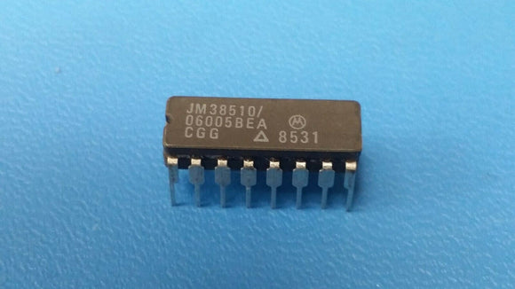 (1 PC) JM38510/06005BEA MOTOROLA 16-Pin CERDIP Rare VINTAGE 1986 LAST ONES MILSP