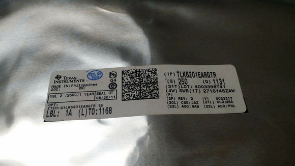 (10 PCS) TLK6201EARGTR TI Digital High-Speed Link Interface 16-VQFN (3x3) ROHS