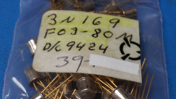 (1 PC) 3N169 MOSFET Transistor 0.03A 25V 1-Element N-Channel Silicon TO-72