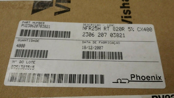 (100pcs) 230620703821 NFR25H RT 820R 5% CX400
