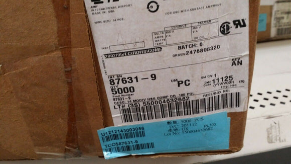 (10PC) 87631-9 TE / AMP Conn Housing RCP 14 POS 2.54mm Crimp ST Cable Mount ROHS