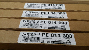 (25 PCS) PE014003 Electromechanical Relay SPDT 5A 3VDC 45Ohm ROHS 2-1419142-2