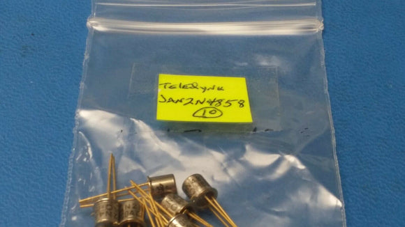 (1 PC) JAN2N4858 TELEDYNE 40 V 80 mA Through Hole N-Channel J-FET - TO-18
