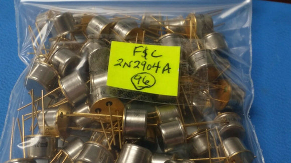 (2 PCS) 2N2904A Bipolar (BJT) Transistor PNP 40 V 600mA 200MHz 600mW TO-39