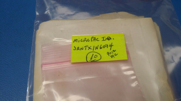 (1 PC) JANTX1N6094 MICROPAC JAN QPL HERM GRN LED INDICATOR