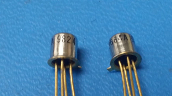 (2 PCS) 2N3684A SOLITRON, J-FET Transistor, 1-Element, N-Channel, Silicon, TO-72