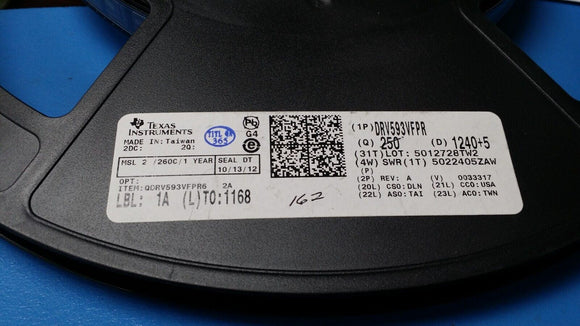 (1 PC) DRV593VFPR TI IC PWM PWR DRVR HI-EFF 32-HLQFP ROHS