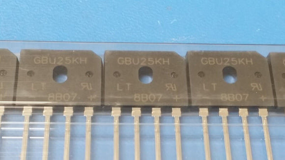 (20 PCS) GBU25KH LITEON Bridge Rectifier Diode, 1 Phase, 3.6A, 800V 4 PIN ROHS