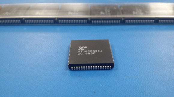 (1 PC) ST16C552IJ68 EXAR IC UART FIFO 16B DUAL PLCC68