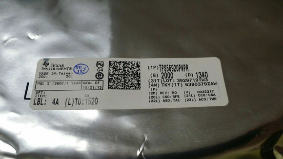 (2000 PCS) TPS56920PWPR TI IC REG BUCK ADJ/PROG 9A 20HTSSOP ROHS