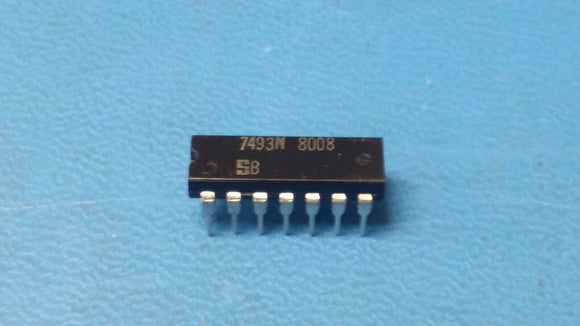 (2 PCS) 7493N SIGNETICS (1PC) 4 bit Binary Up Counter PDIP-14