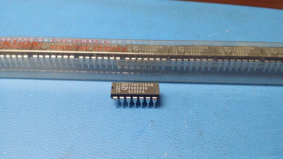 (2 PCS) 74HC7266N NXP XNOR (Exclusive NOR) IC 4 Channel 14-PDIP