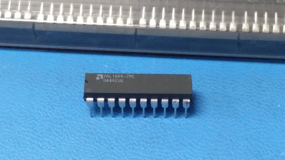 (1 PC) PAL16R4-7PC AMD OT PLD, 10ns, PAL-Type, TTL, PDIP20