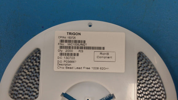 (25 PCS) IWC1008JR62T CHIP INDUCTOR  62nH 5% SMD ROHS