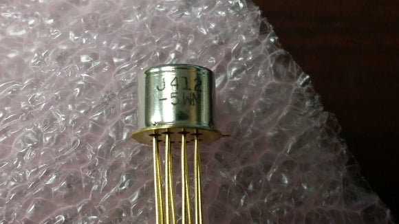 (1PC) J412-5WM (M39016/19-013M) TELEDYNE TO-5 DPDT Established Reliability Relay